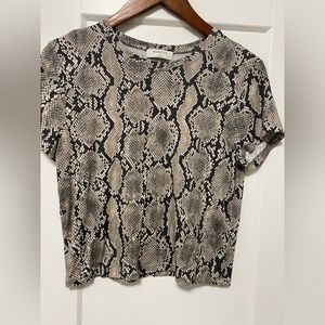 Babaton snake print tee
